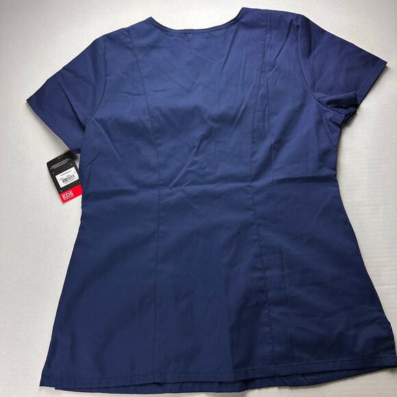 Dickies Scrubs EDS SIGNATURE Women's Blue Fit V-Neck Size M NWT - Picture 2 of 6